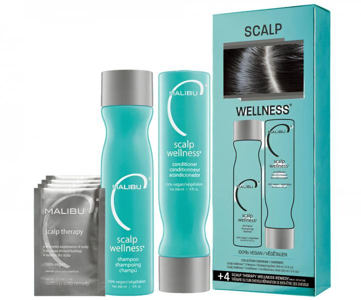 Zestaw przywracaj�cy zdrow� sk�r� g�owy Malibu C Scalp Wellness