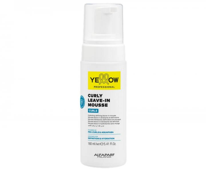 Seria do w�os�w falowanych, kr�conych i afro Yellow Professional Curls