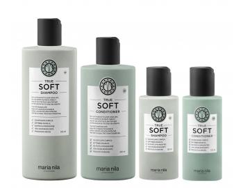 Zestaw nawil�aj�cy do w�os�w suchych z olejem arganowym Maria Nila True Soft + szampon 100 ml i od�ywka 100 ml gratis