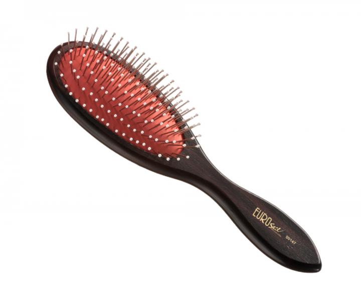 Drewniana szczotka do wosw Eurostil Professional - 21,7 x 5,7 cm