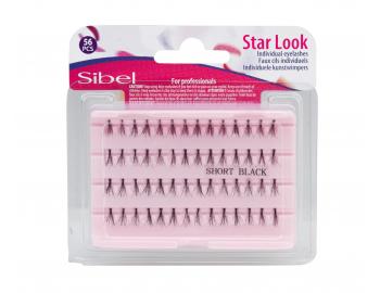 Sztuczne rzsy kpki Sibel Star Look Individual Eyelashes - rozmiar S - 56 szt.