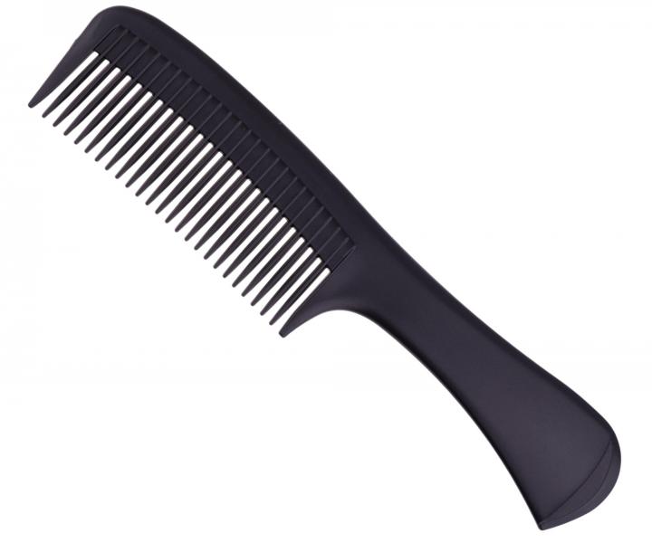 Grzebie� do w�os�w z uchwytem Detail - Hair style Handle Comb - 21,5 cm, czarny