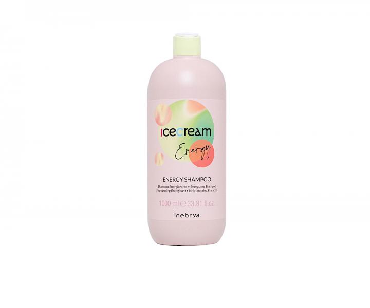 Szampon energetyzujcy do wosw sabych i cienkich Inebrya Ice Cream Energy Shampoo - 1000 ml