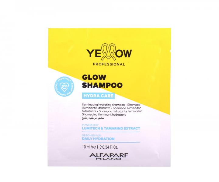 Roz�wietlaj�cy szampon nawil�aj�cy Yellow Professional Hydra Care Glow Shampoo - 10 ml (bonus)