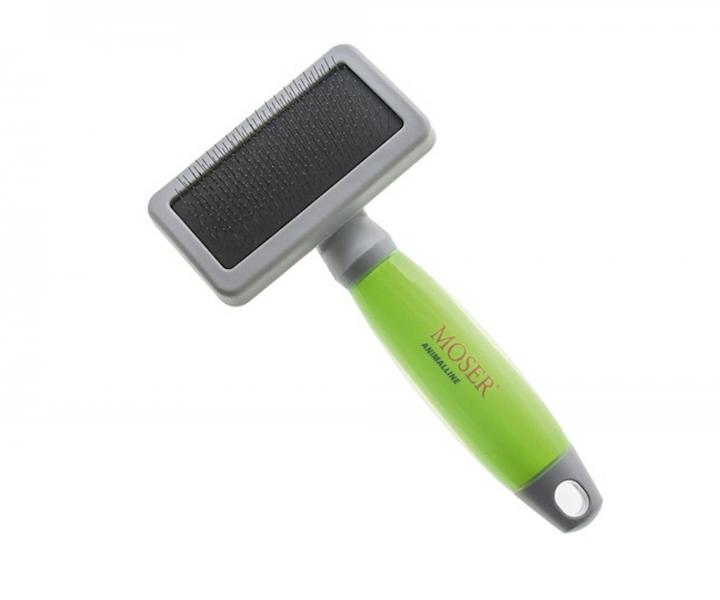 Szczotka do wyczesywania sierci Moser Animal Line Slicker Brush - M