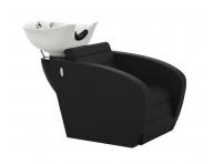 Myjnia fryzjerska z regulowanym podnkiem SilverFox 6005 - czarna - II. jako - przecita skra syntetyczna