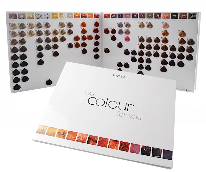 Paleta kolorw farb do wosw Subrina Professional Colour Chart