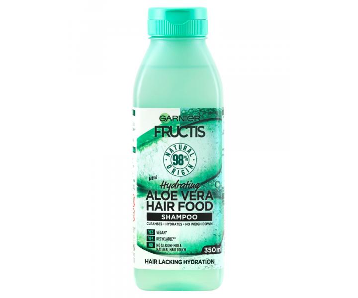 Szampon nawilajcy do wosw normalnych i suchych Garnier Fructis Aloe Vera Hair Food - 350 ml