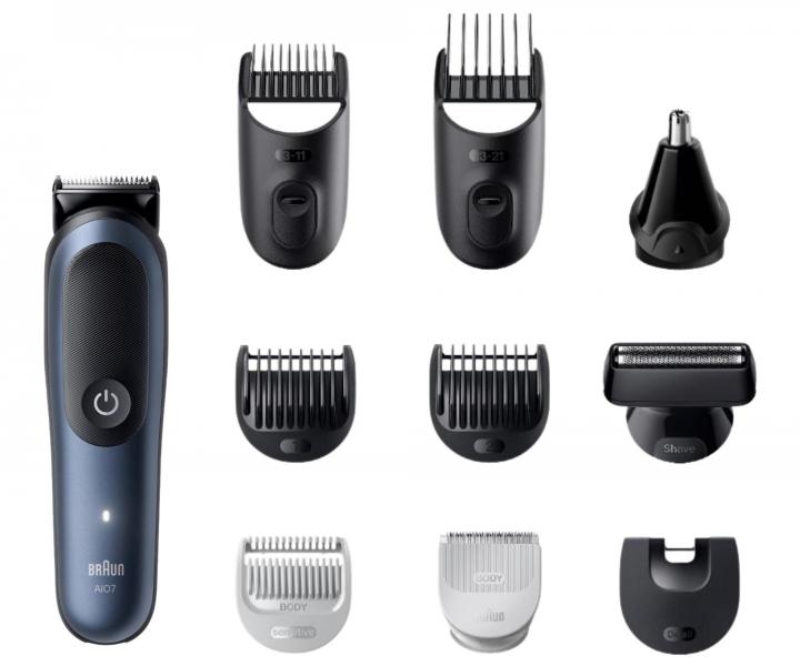 Wielofunkcyjny trymer do w�os�w, brody i cia�a Braun Series 7 AIO7540 - niebieski