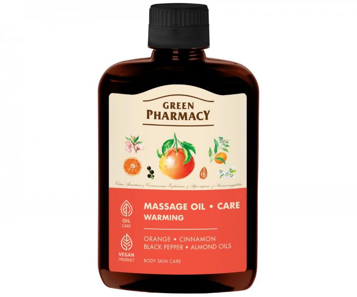 Rozgrzewajcy olejek do masau i ciaa Green Pharmacy Massage Oil - 200 ml