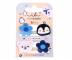 Weso�e spineczki klamerki do w�os�w dla dzieci Invisibobble Clipstar - 4 sztuki - mi�, pingwin i kwiatki