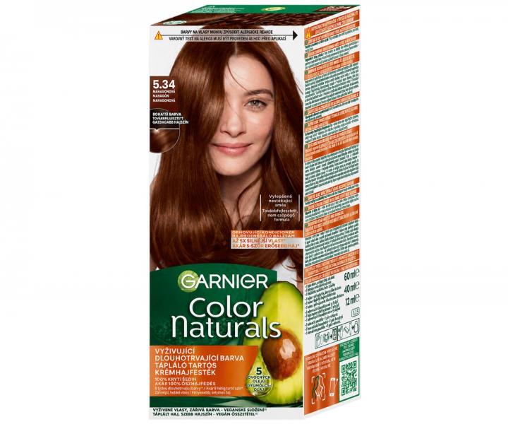 Farba do trwa�ej koloryzacji Garnier Color Naturals 5.34 mahoniowy br�z