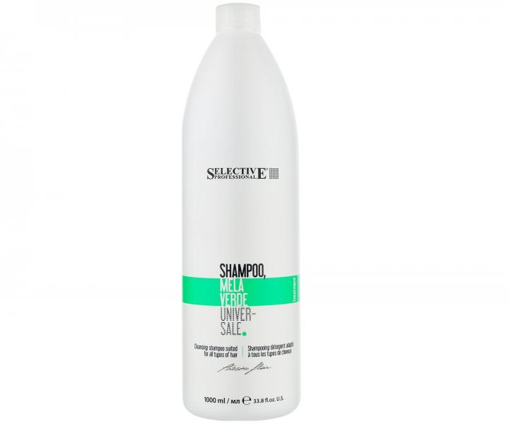 Szampon do w�os�w przet�uszczaj�cych si� i oklapni�tych Selective Professional Shampoo Mela Verde Universale - 1000 ml
