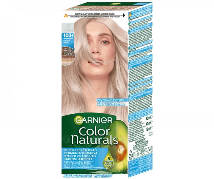 Farba rozjaniajca do wosw Garnier Color Naturals - 103+ lodowy popielaty
