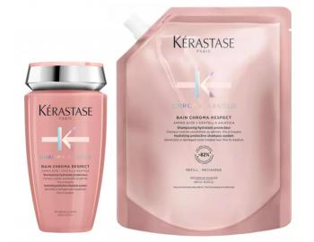 Szampon nawil�aj�cy do w�os�w farbowanych K�rastase Chroma Absolu - 250 ml + zapas 500 ml