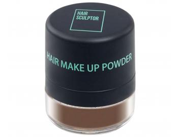 Puder do maskowania odrost�w i siwych w�os�w Sibel Hair Make-up Powder - �redni br�z - 3 g
