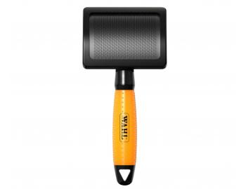 P�aska szczotka do rozczesywania sier�ci zwierz�t Wahl Slicker Brush Large 58424 - pomara�czowa
