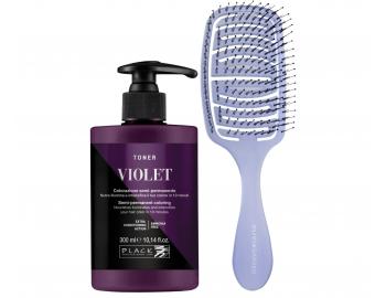 Toner koloryzujcy do wosw Black Professional Crazy Toner - Violet (fioletowy) + szczotka gratis