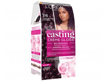 Farba do wosw bez amoniaku Loral Casting Crme Gloss - 316 ciemny fiolet