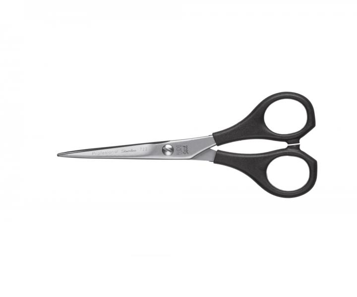 Noyczki fryzjerskie z mikrozbkami i plastikow rkojeci Eurostil Professional 5,5"