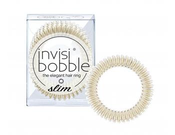 Gumka do wosw spiralka cienka Invisibobble Slim Stay Gold - zota - 3 szt. (bonus)