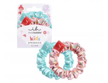 Ozdobne gumki spiralki dla dzieci Invisibobble Sprunchie Kids Puppy Love - 2 szt.