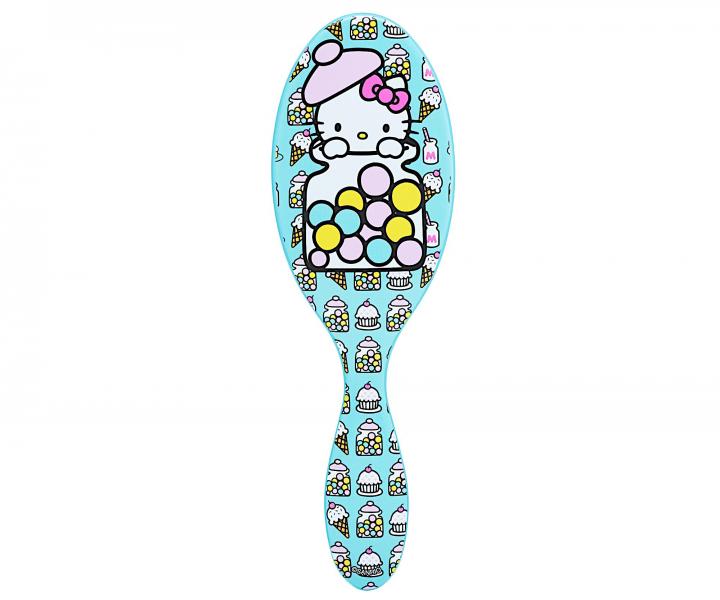 Szczotka do rozczesywania w�os�w Wet Brush Original Detangler Hello Kitty - turkusowa