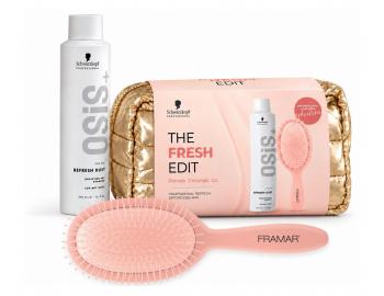 Zestaw nadaj�cy w�osom obj�to�� i u�atwiaj�cy rozczesywanie Schwarzkopf Professional The Fresh Edit + kosmetyczka gratis