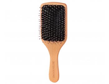 P�aska drewniana szczotka do w�os�w z w�osiem dzika i nylonowym Sister Young Vera Hair Brush - 24,3 x 8 cm