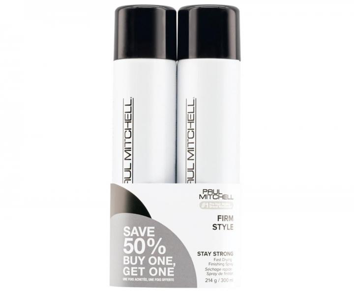 Zestaw lakierw do wosw mocno utrwalajcych Paul Mitchell Firm Style Stay Strong - 300 ml - 1+1 gratis