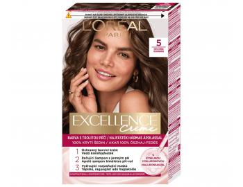 Farba do trwa�ej koloryzacji Lor�al Excellence Creme - 5 jasny br�z