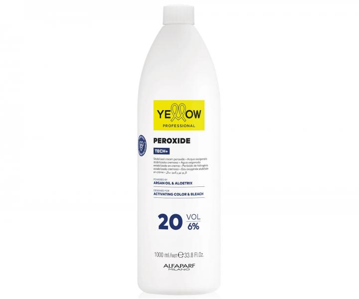 Oksydant w kremie Yellow Professional Peroxide Tech+ 20 Vol. 6% - 1000 ml