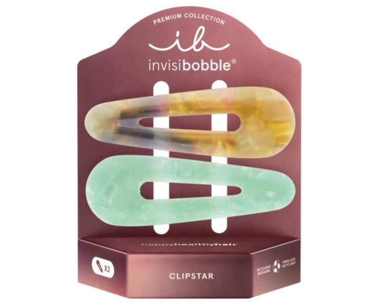 Ozdobne spinki do w�os�w Invisibobble Clipstar Premium Rainbow Carousel - 2 szt.