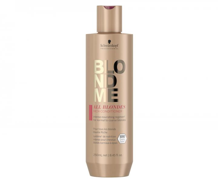Bogata od�ywka do w�os�w blond Schwarzkopf Professional BlondMe All Blondes Rich - 250 ml