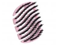 Szczotka do w�os�w z w�osiem dzika i nylonowym Sister Young Mila Pocket Hair Brush - jasnor�owa