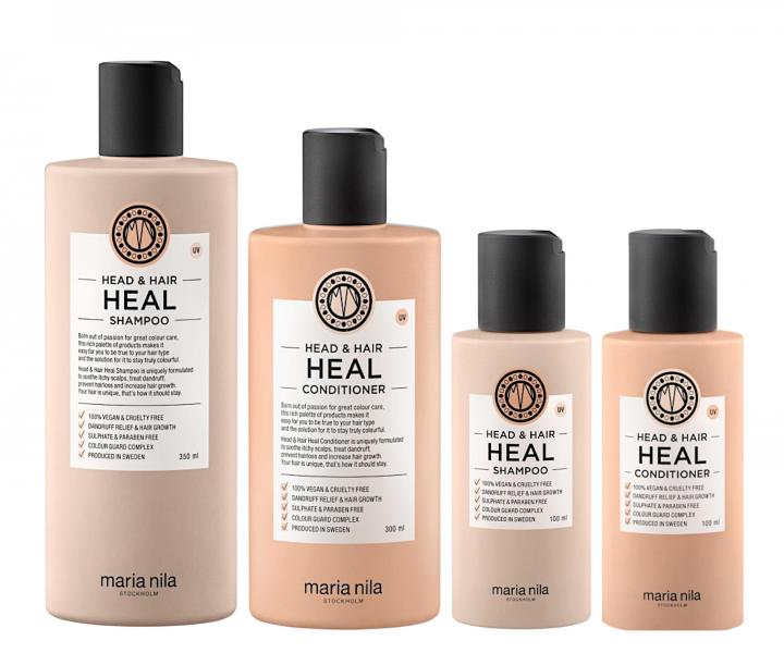Zestaw dla zdrowej sk�ry g�owy i w�os�w Maria Nila Head & Hair Heal + szampon 100 ml i od�ywka 100 ml gratis