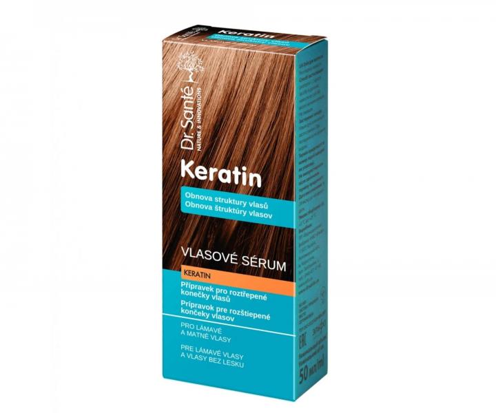 Seria odbudowuj�ca do w�os�w matowych i �amliwych Dr. Sant� Keratin