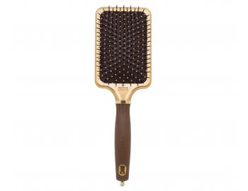 Szczotka do wosw Olivia Garden Expert Care Rectangular Paddle Brush L - zoto-brzowa