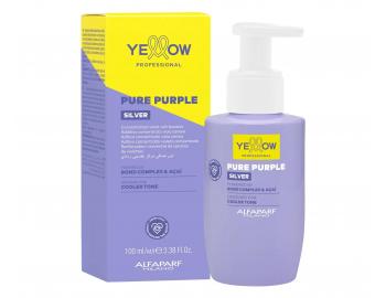 Skoncentrowany fioletowy pigment neutralizuj�cy ��te tony Yellow Professional Silver Pure Purple - 100 ml