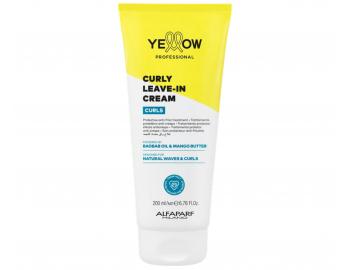 Krem bez sp�ukiwania do w�os�w falowanych, kr�conych i afro Yellow Professional Curls Curly Leave-In Cream - 200 ml