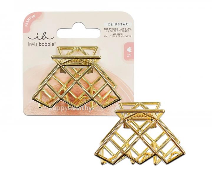 Klamra do wosw Invisibobble Clipstar Divine Metal - metalowa - zota