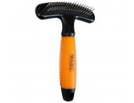 Dwustronny grzebie� do wyczesywania sier�ci zwierz�t Wahl Professional Double Row Rake 58443 - pomara�czowy