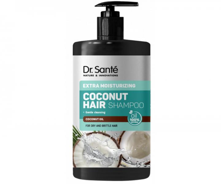 Szampon nawilajcy do wosw suchych i amliwych Dr. Sant Coconut - 1000 ml