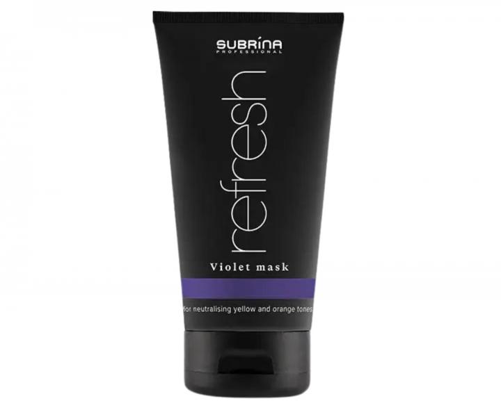 Maska neutralizuj�ca ��te i pomara�czowe tony Subrina Professional Refresh Violet Mask - 150 ml