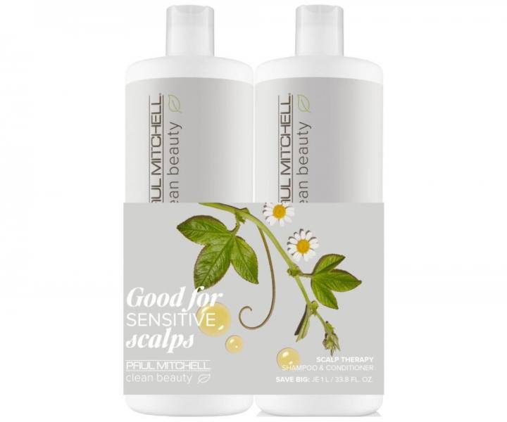Seria produktw do wraliwej skry gowy Paul Mitchell Clean Beauty Scalp Therapy