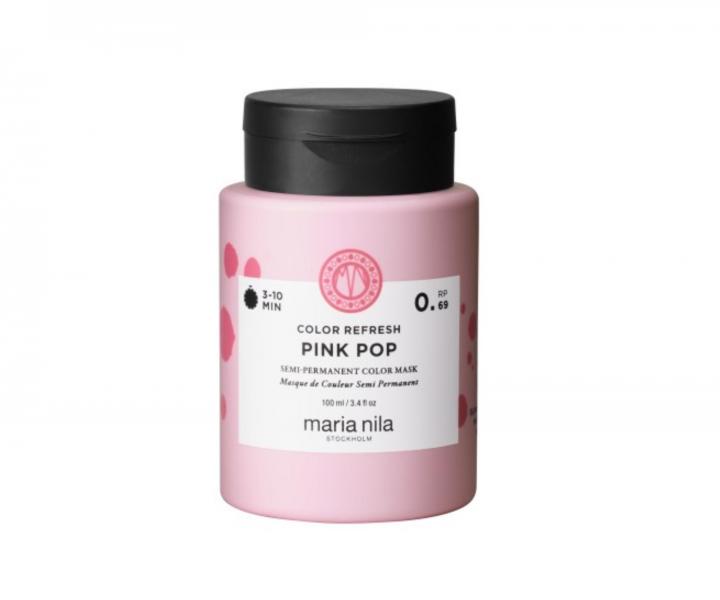 Maska o�ywiaj�ca kolor w�os�w Maria Nila Colour Refresh Pink Pop - r�owa - 100 ml