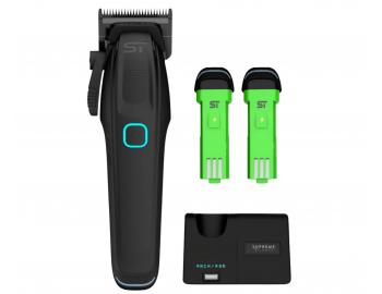 Profesjonalna maszynka do strzy�enia z wymiennymi akumulatorami Supreme Trimmer Recharge STC779 - czarna