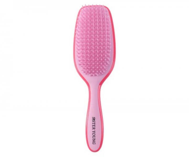 Szczotka do rozczesywania w�os�w Sister Young Ayla Hair Brush - neonowa r�owa