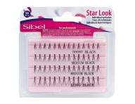Sztuczne rzsy kpki Sibel Star Look Individual Eyelashes - 56 szt.