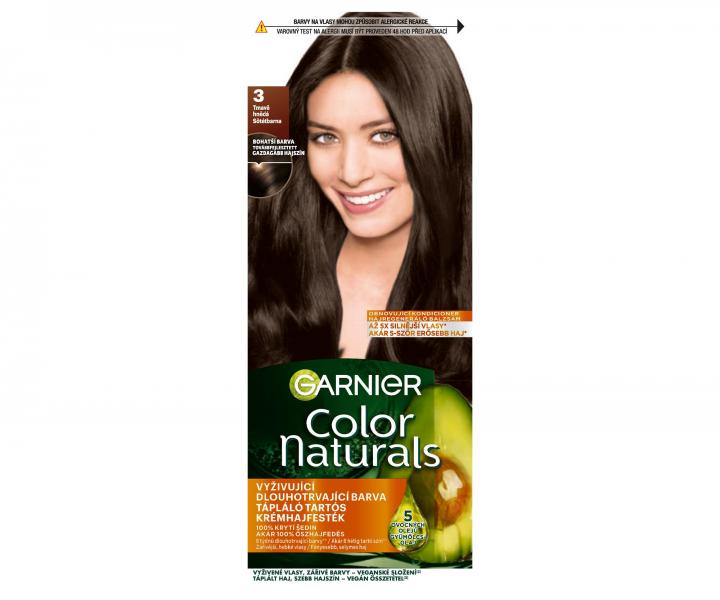 Farba do trwaej koloryzacji Garnier Color Naturals 3 ciemny brz